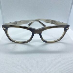 Warby Parker Eyeglasses Frames Thatcher 55 19 140 Gray Marble Full Rim